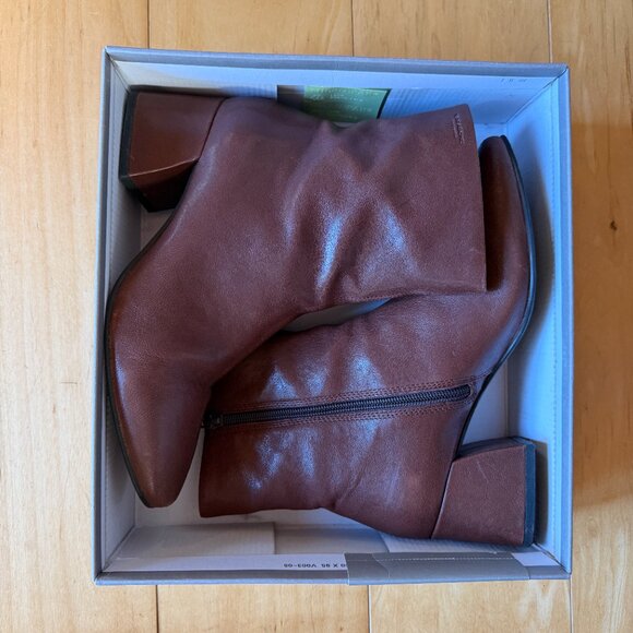 Vagabond Alice Booties Chocolate Size 38 (US 7.5) - Picture 4 of 11